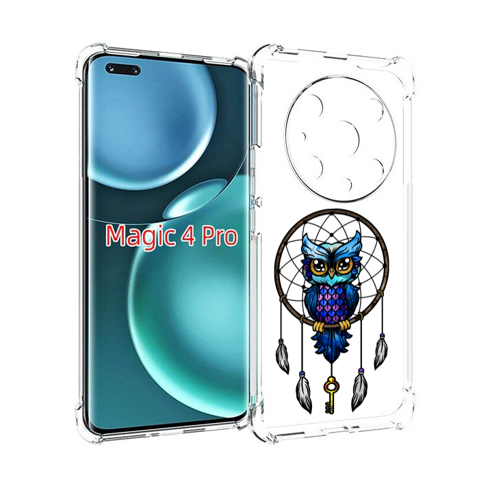 

Чехол MyPads умная-фиолетовая-сова для Honor Magic4 Pro, Прозрачный, Tocco
