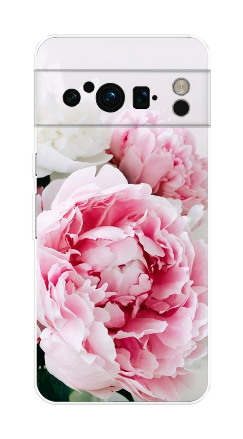 

Чехол на Google Pixel 8 Pro "Розовые и белые пионы", Розовый;белый, 271650-2