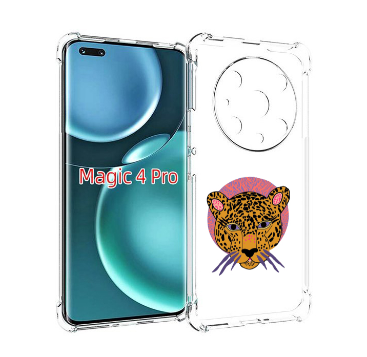 

Чехол MyPads тигр-в-кругу для Honor Magic4 Pro, Прозрачный, Tocco