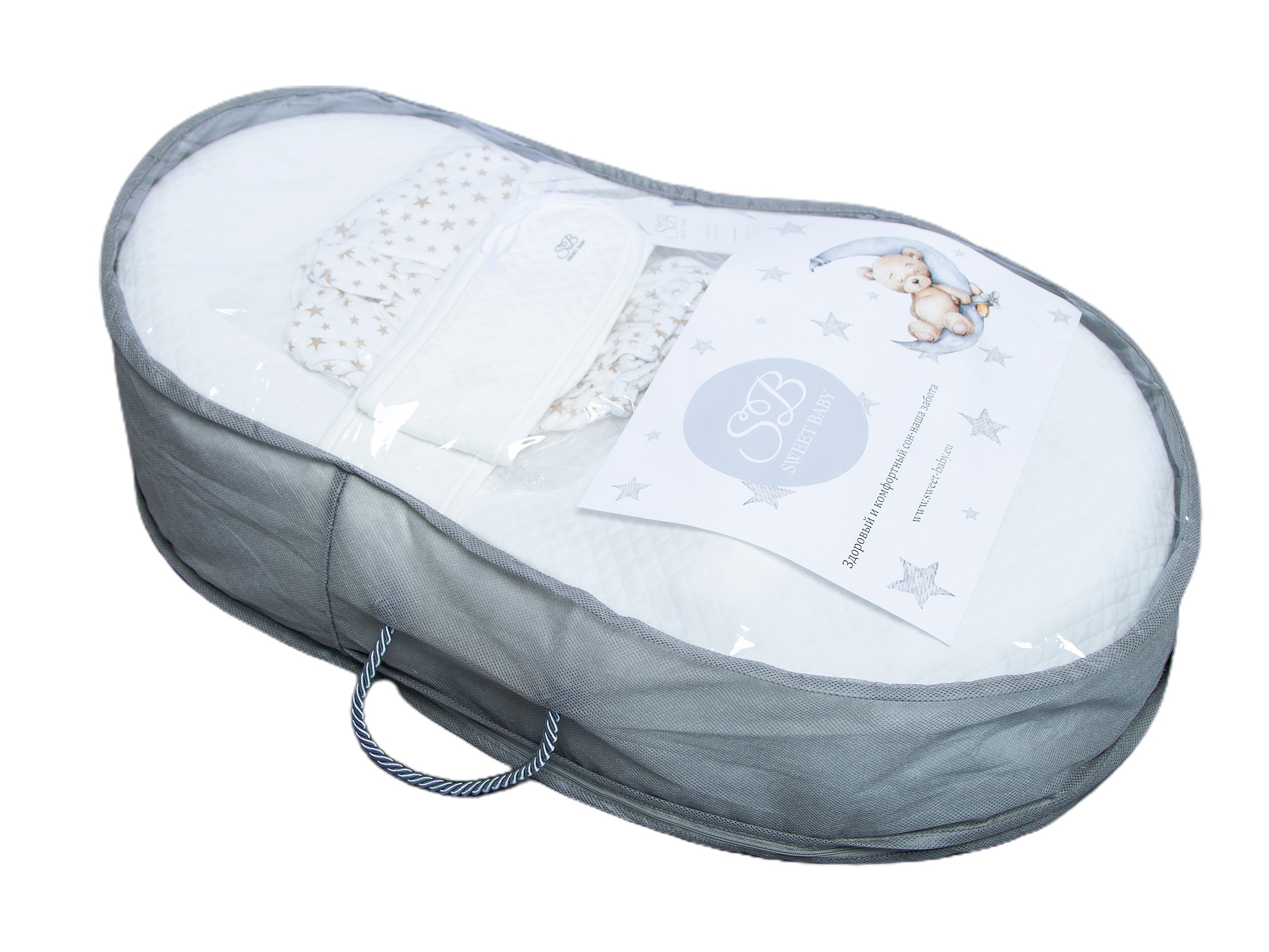 

Кокон-матрасик Sweet Baby Memory Foam Latteo (Молочный)