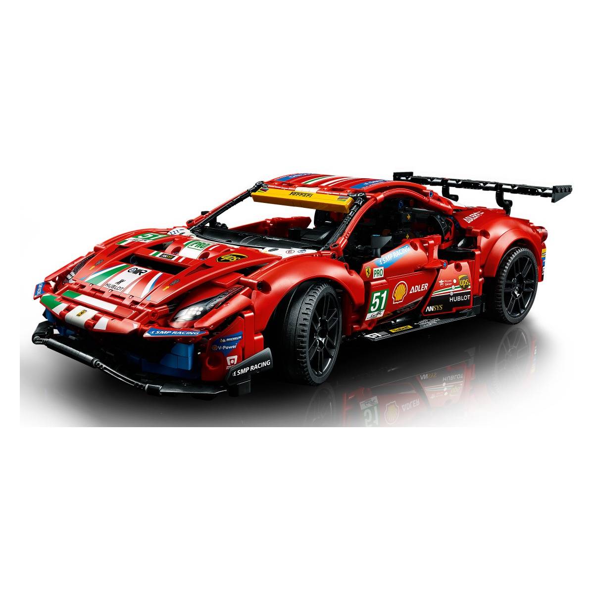 Детский конструктор TECHNIC Ferrari 488 GTE AF Corse 51, 1677 дет конструктор lego 42125 ferrari 488 gte “af corse 51”