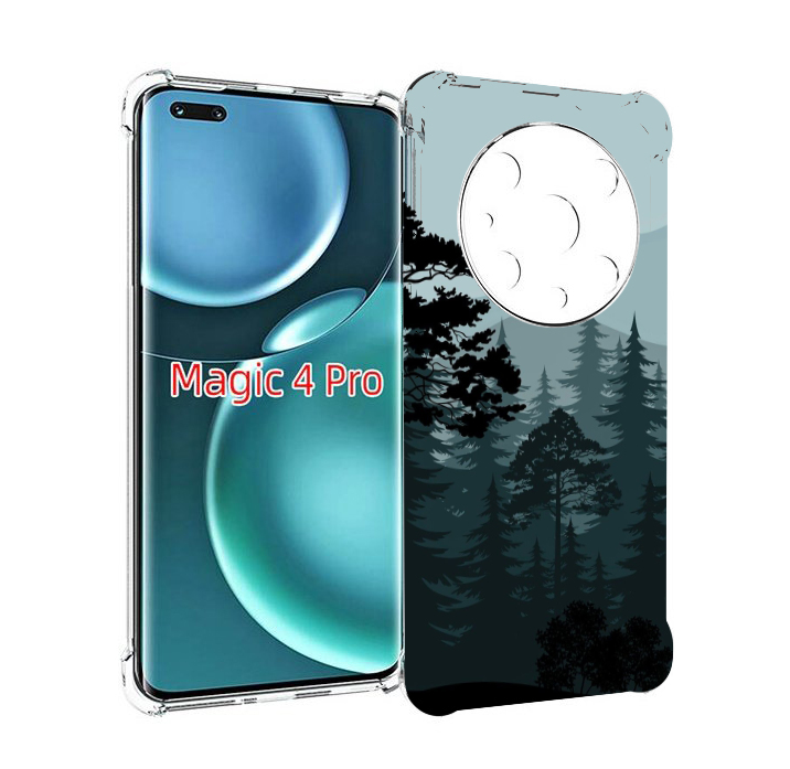 

Чехол MyPads темный лесочек для Honor Magic4 Pro, Прозрачный, Tocco
