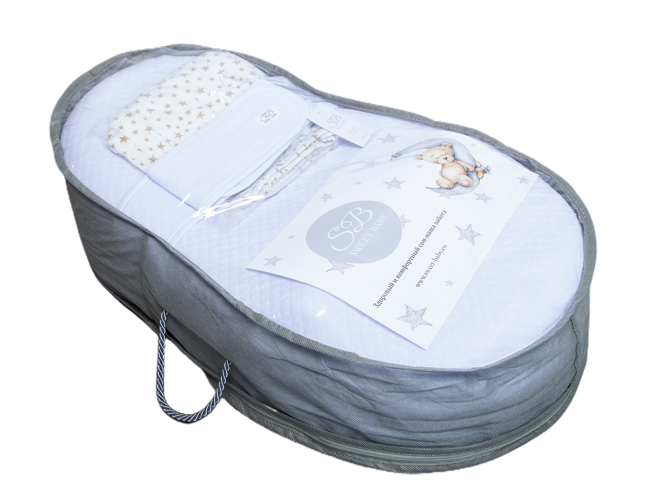 

Кокон-матрасик Sweet Baby Memory Foam Bianco (Белый)