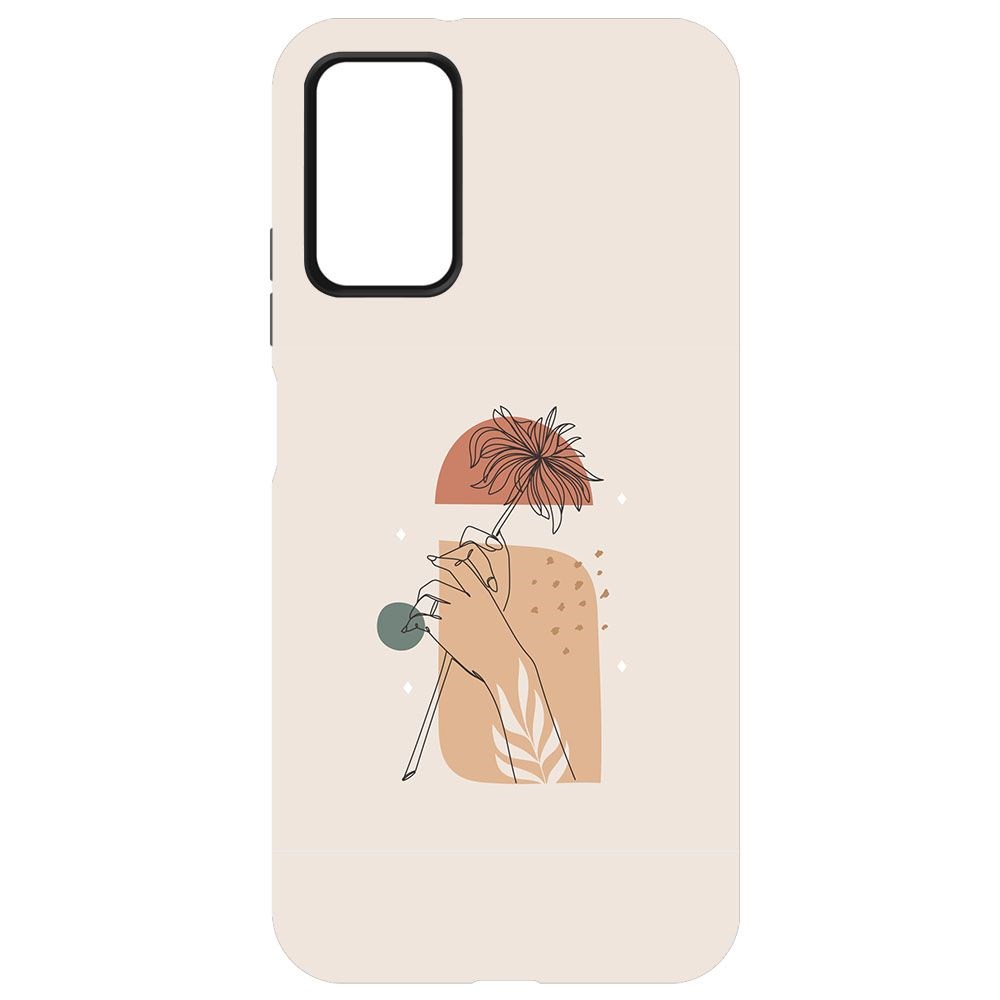 фото Чехол-накладка krutoff soft case романтика для xiaomi redmi 9t черный