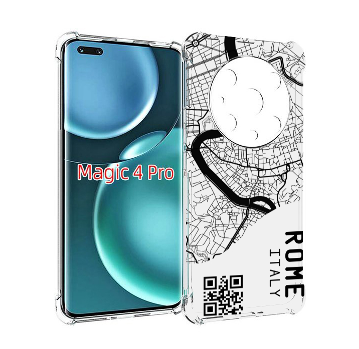 

Чехол MyPads схема-рим для Honor Magic4 Pro, Прозрачный, Tocco