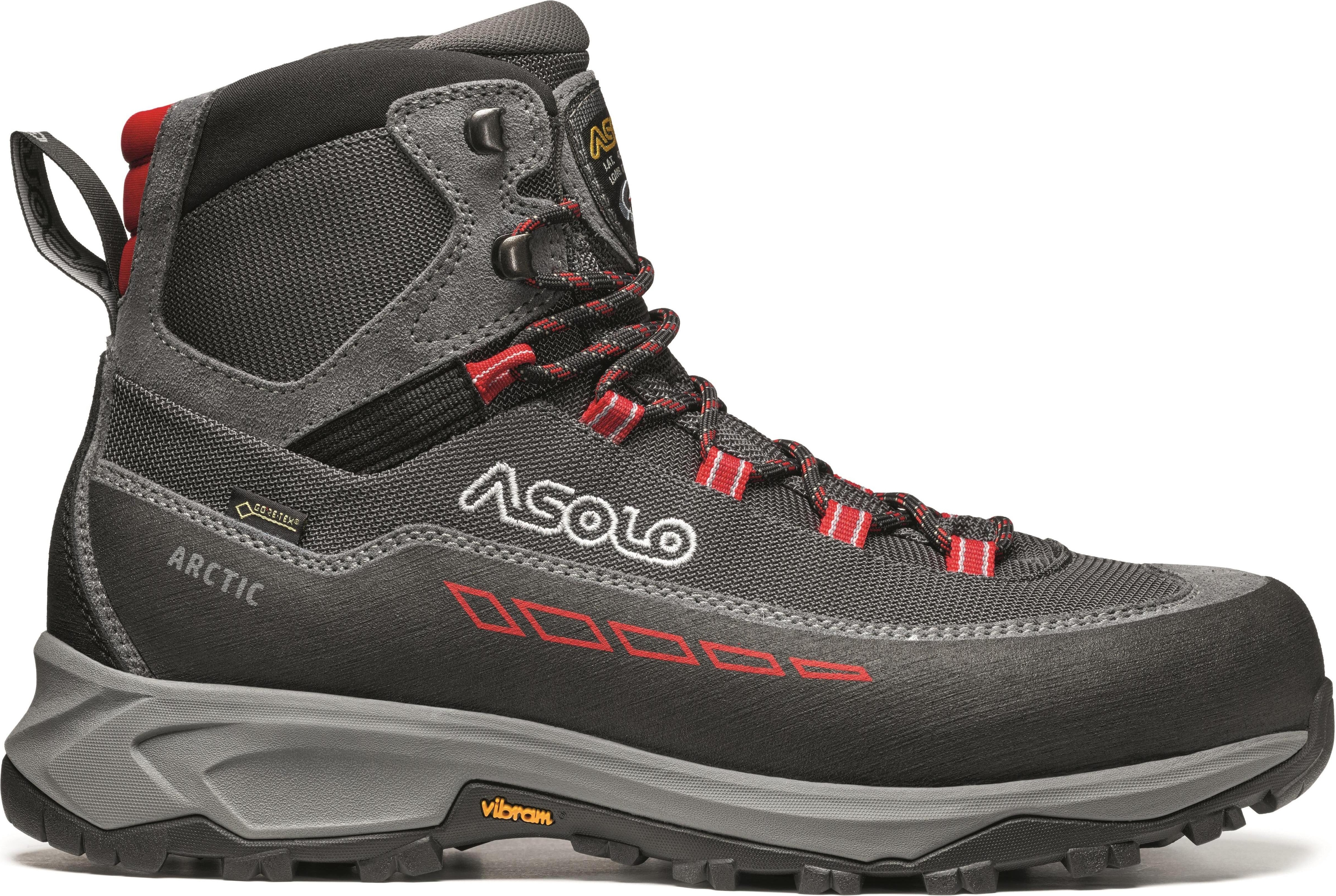 Ботинки Asolo Arctic Gv Mm, grey/gunmetal/red, 8.5 UK