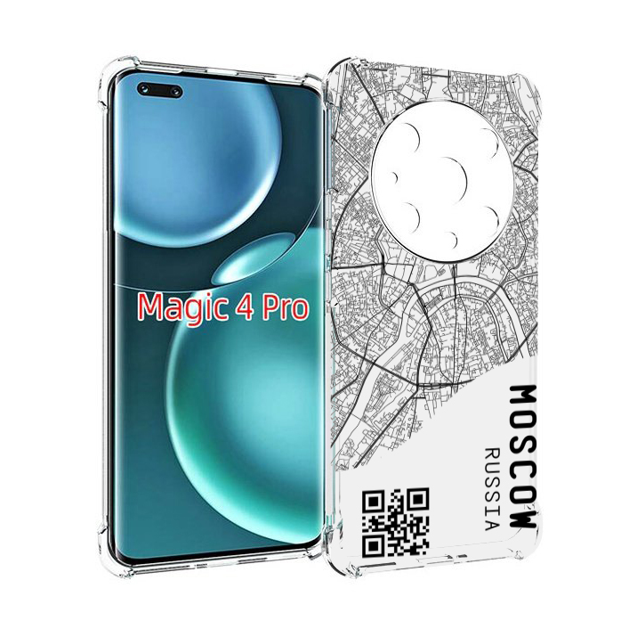 

Чехол MyPads схема-москва для Honor Magic4 Pro, Прозрачный, Tocco