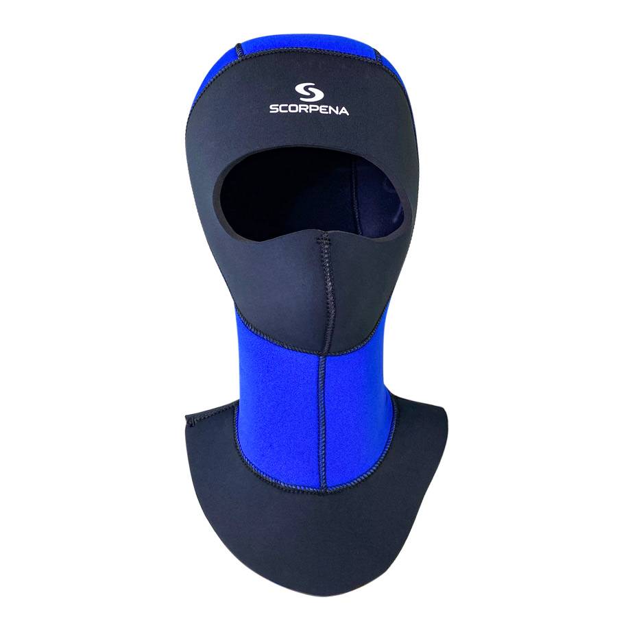 Шлем неопреновый Scorpena, синий - 5 мм 5 мм Синий L