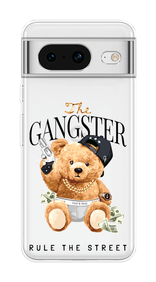 Чехол на Google Pixel 8 "The Gangster" 271550-6 бежевый,  серый,  черный