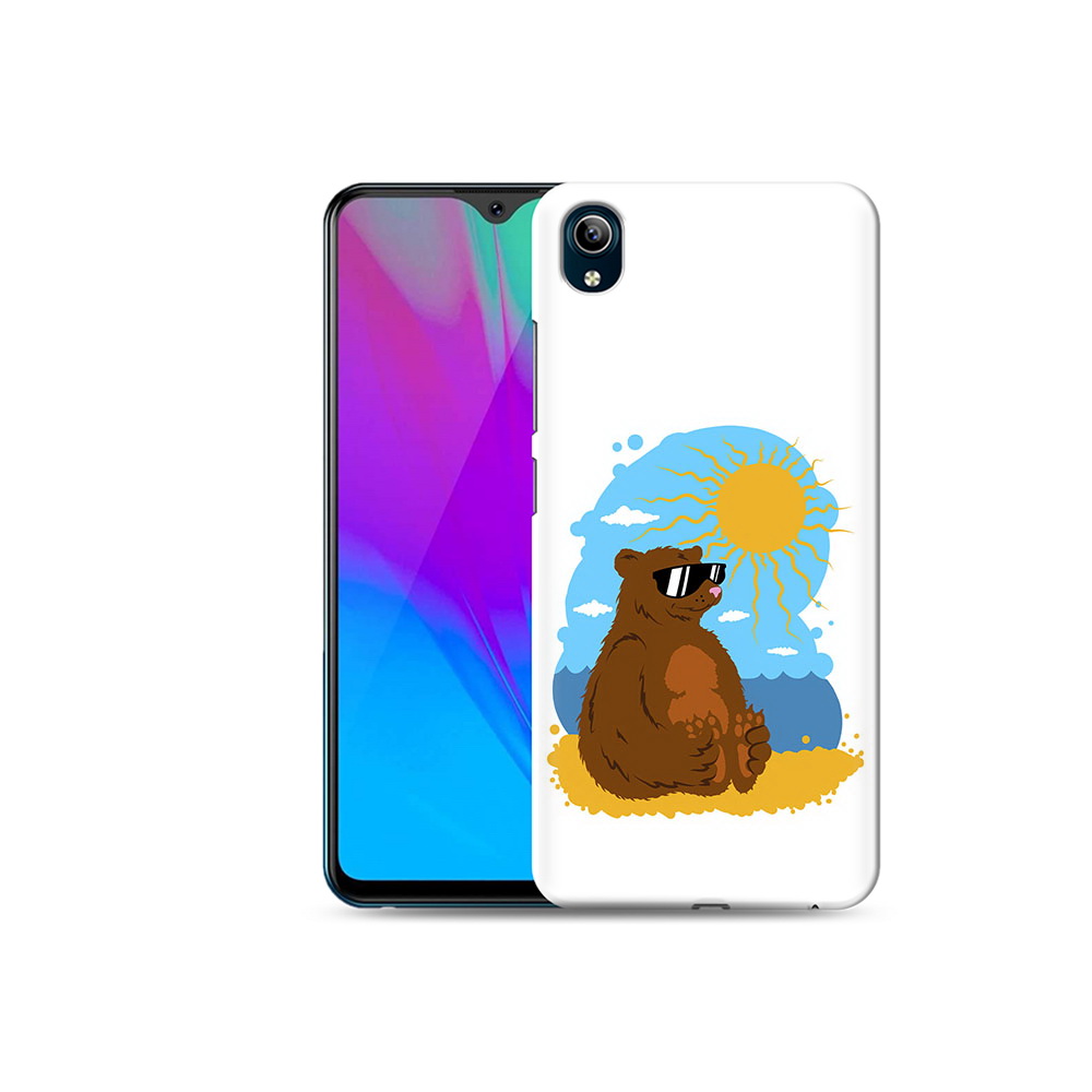 

Чехол MyPads Tocco для Vivo Y91C медведь на чиле (PT156610.438.468), Прозрачный, Tocco