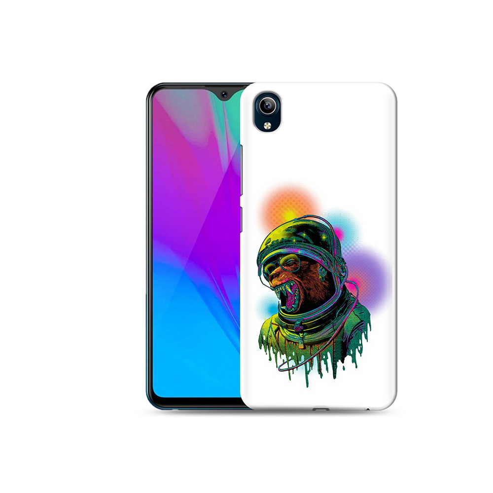 

Чехол MyPads Tocco для Vivo Y91C медведь космонавт (PT156610.438.466), Прозрачный, Tocco