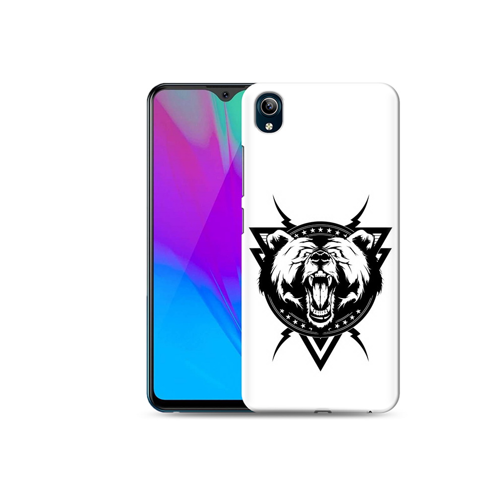 

Чехол MyPads Tocco для Vivo Y91C медведь в треугольнике (PT156610.438.464), Прозрачный, Tocco