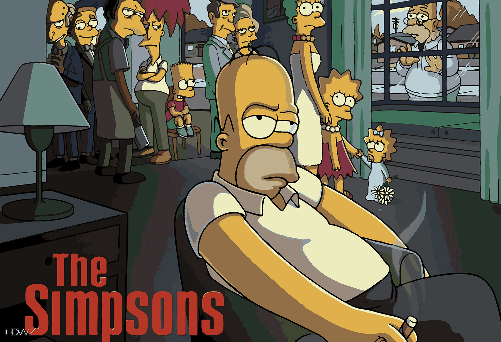 

Картина по номерам Красиво Красим Симпсоны Мафия, 90 х 120 см, Симпсоны Мафия