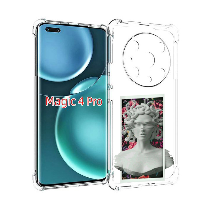 

Чехол MyPads статуя-медузы для Honor Magic4 Pro, Прозрачный, Tocco