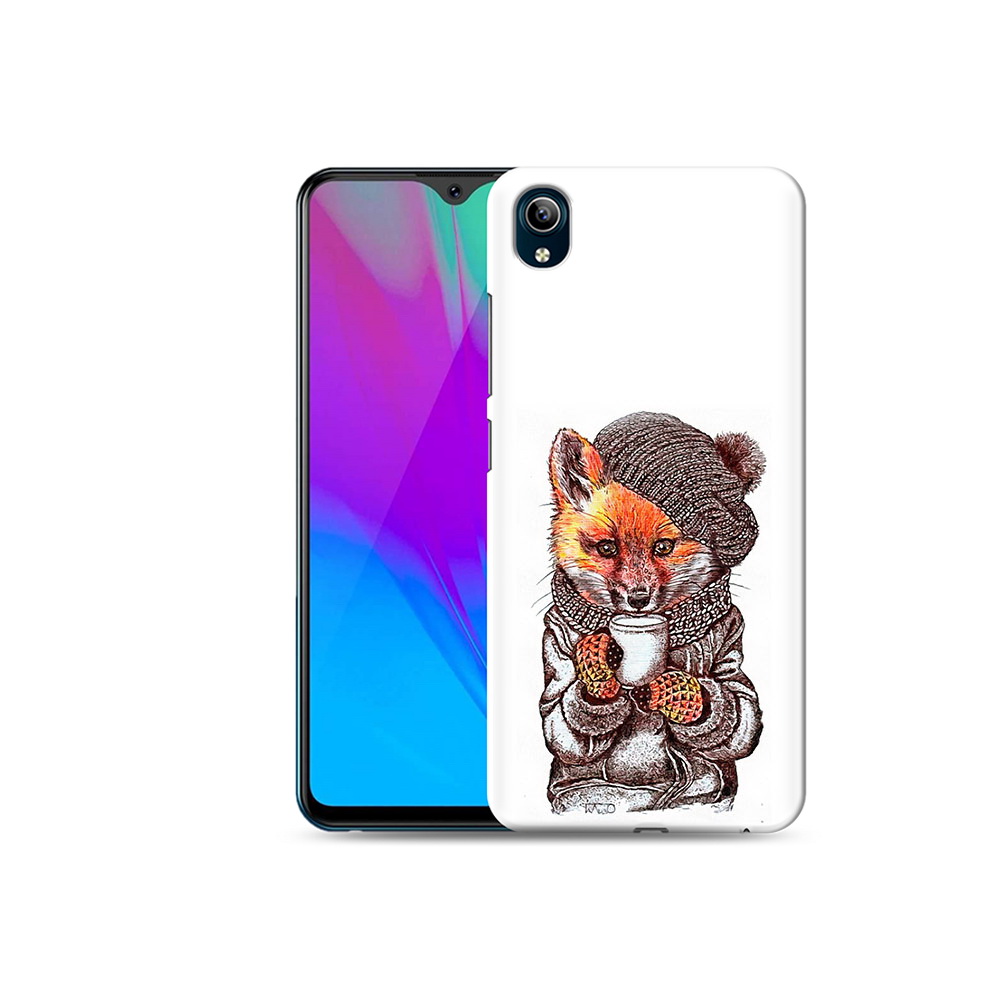 

Чехол MyPads Tocco для Vivo Y91C лиса в шапке (PT156610.438.437), Tocco