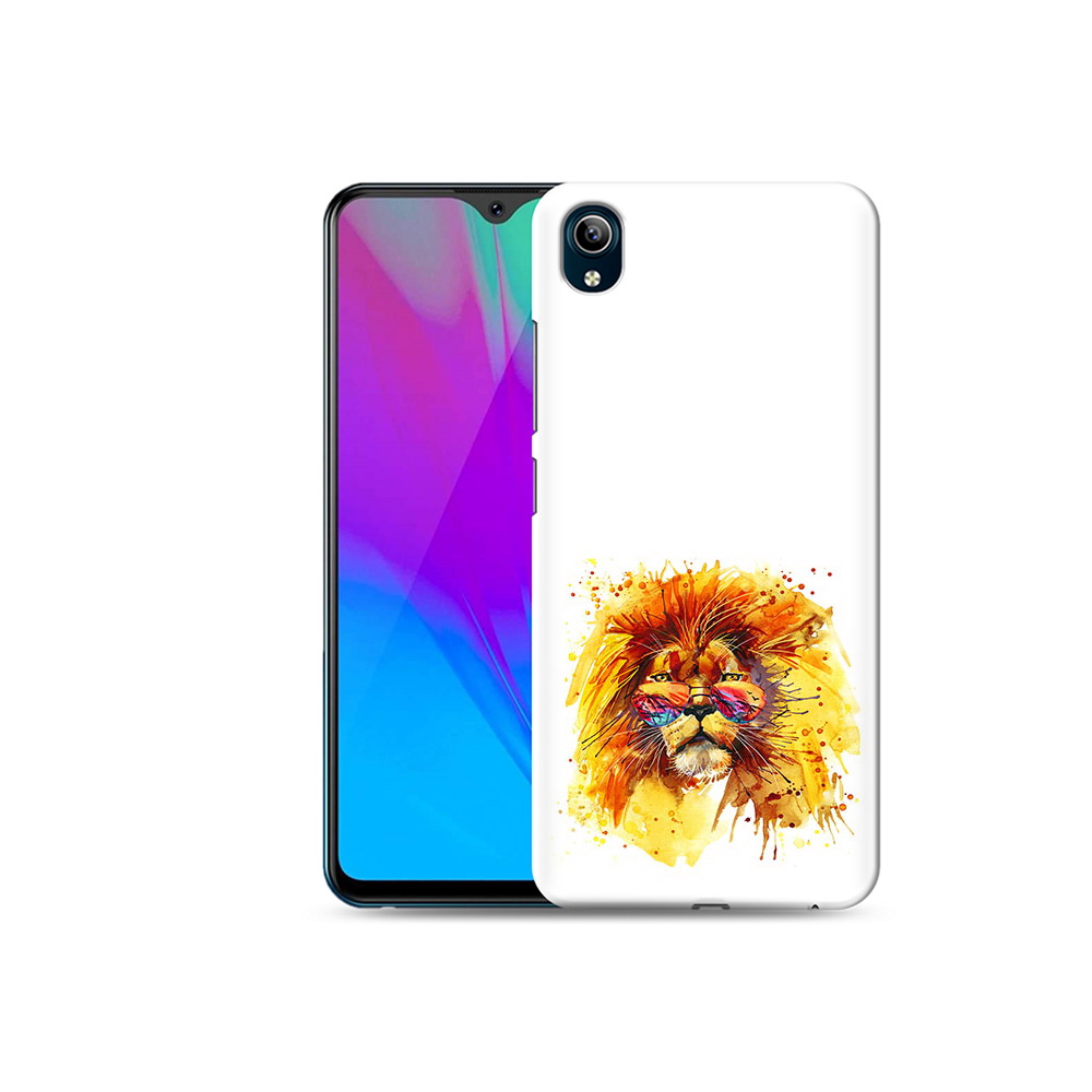

Чехол MyPads Tocco для Vivo Y91C лев в очках (PT156610.438.436), Прозрачный, Tocco
