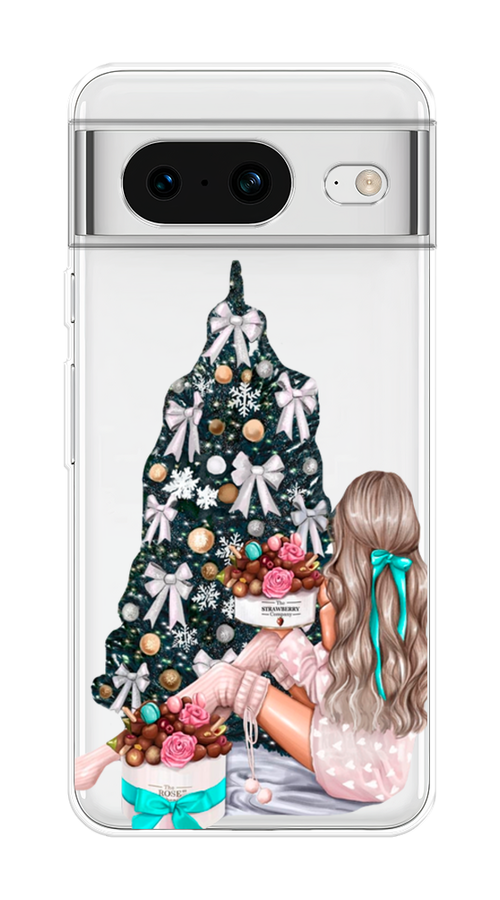 

Чехол на Google Pixel 8 "New Year", Зеленый;бежевый;голубой, 271550-5