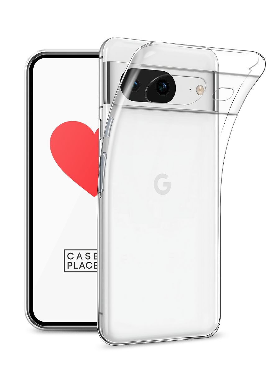 

Чехол на Google Pixel 8 / Гугл Пиксель 8 прозрачный, 271550-6