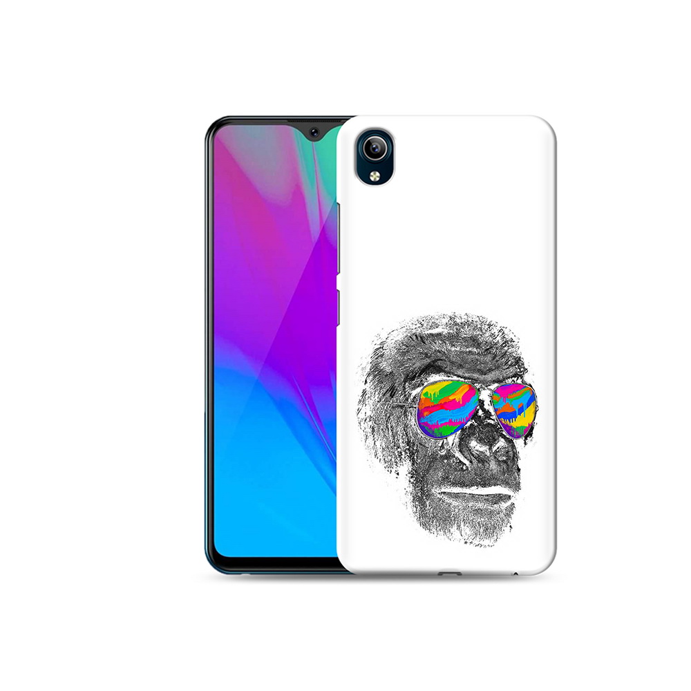 

Чехол MyPads Tocco для Vivo Y91C крутая обезьяна в очках (PT156610.438.422), Прозрачный, Tocco
