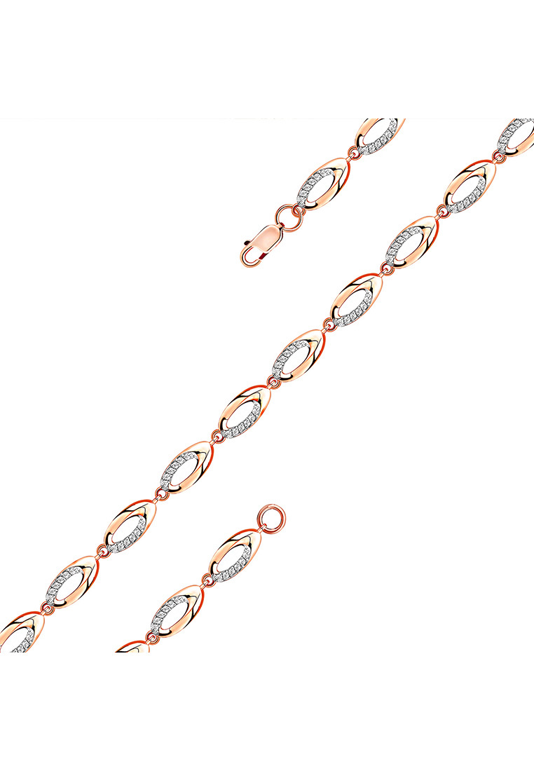 

Браслет из желтого золота с фианитом р.  Kari Jewelry ПР-102264, ПР-102264