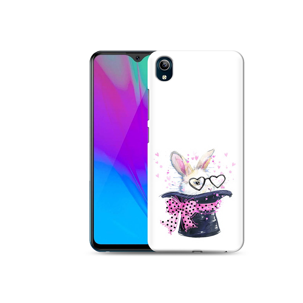 

Чехол MyPads Tocco для Vivo Y91C кролик в шляпе (PT156610.438.418), Прозрачный, Tocco