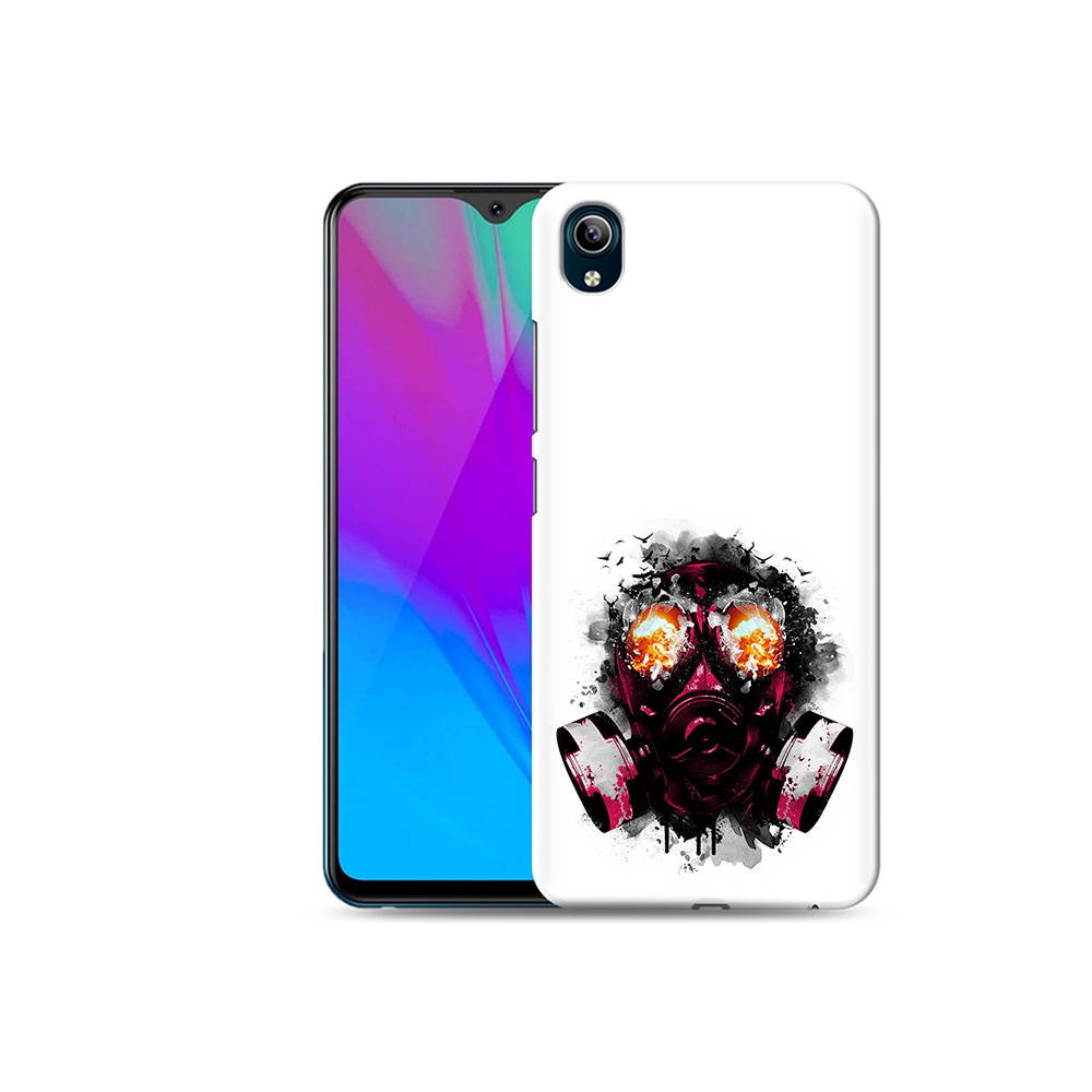 

Чехол MyPads Tocco для Vivo Y91C красный противогаз (PT156610.438.412), Прозрачный, Tocco