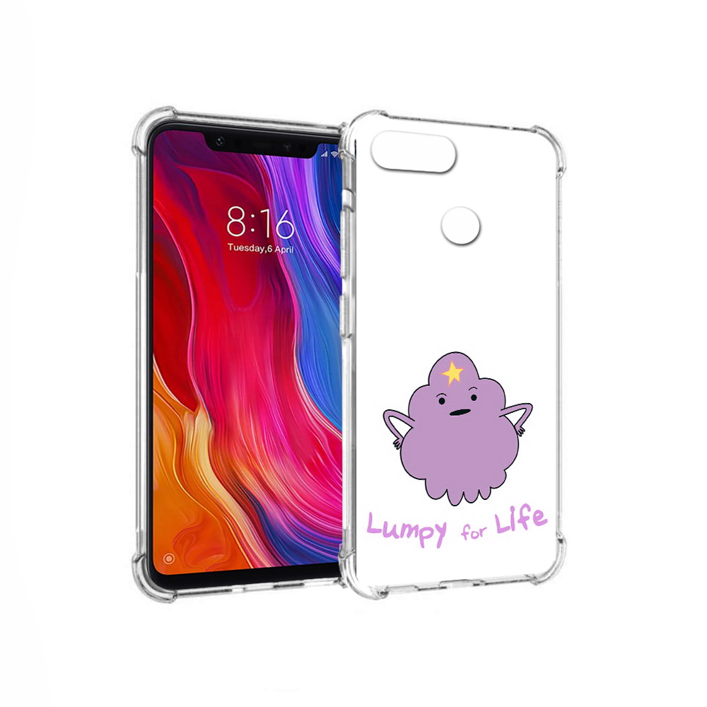 

Чехол MyPads Tocco для Xiaomi Mi 8 Lite Принцесса пупырчатого королевства, Прозрачный, Tocco