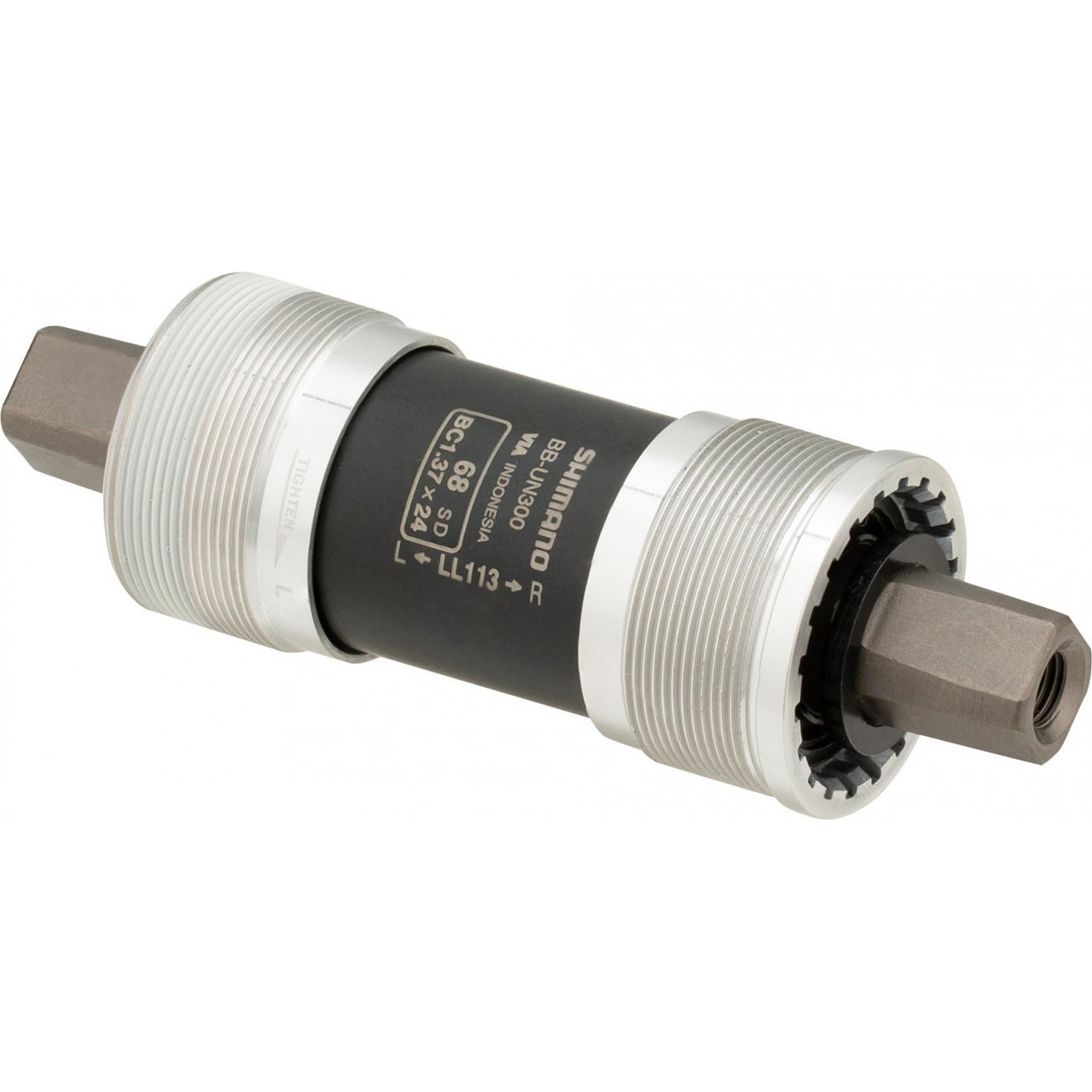 

Каретка Shimano, UN300, 68/127.5(D-EL), с болтами, инд. уп., Серебристый;черный, UN300