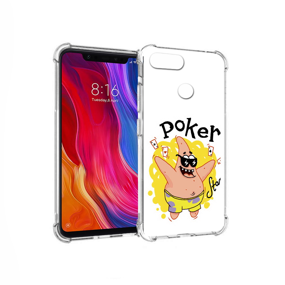 

Чехол MyPads Tocco для Xiaomi Mi 8 Lite Патрик (PT119514.309.133), Прозрачный, Tocco