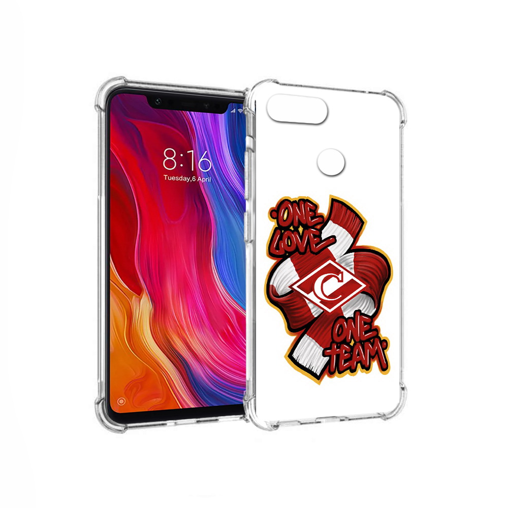 

Чехол MyPads Tocco для Xiaomi Mi 8 Lite Одна любовь-Спартак (PT119514.309.126), Прозрачный, Tocco