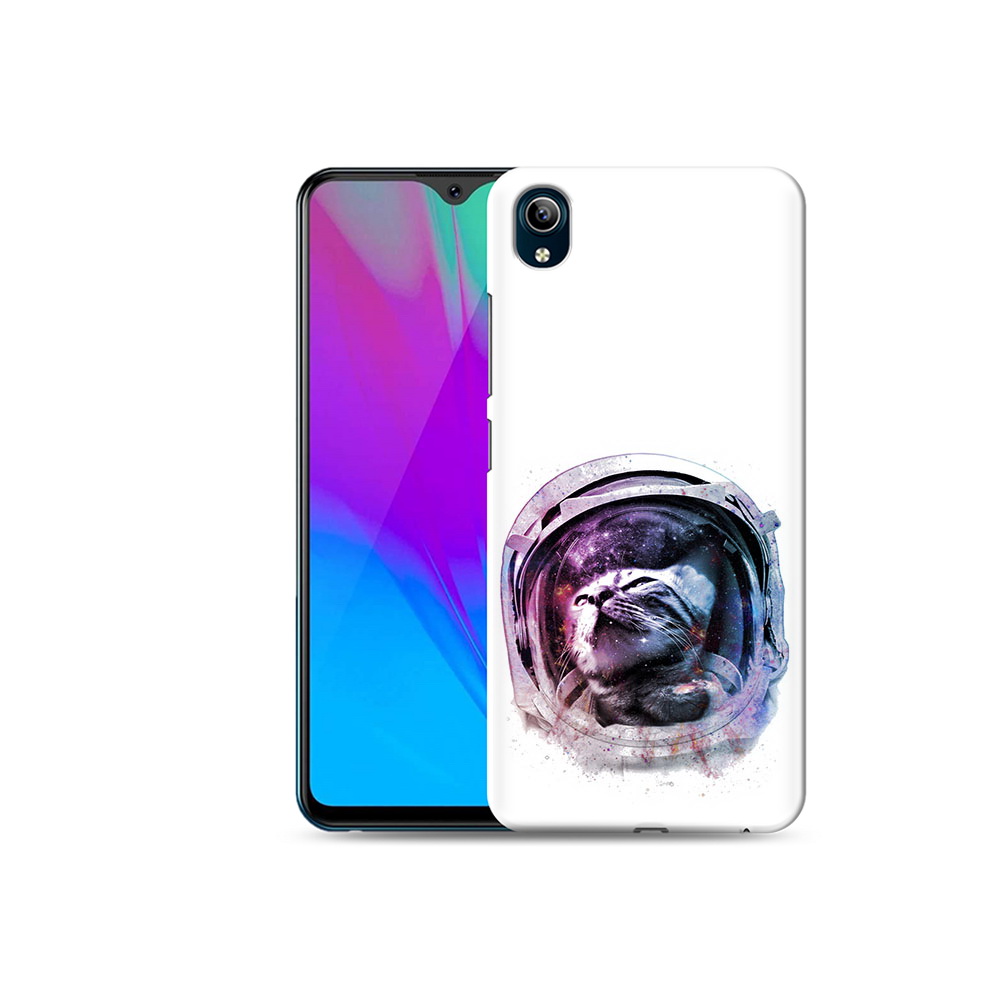 

Чехол MyPads Tocco для Vivo Y91C кот в шлеме (PT156610.438.396), Прозрачный, Tocco