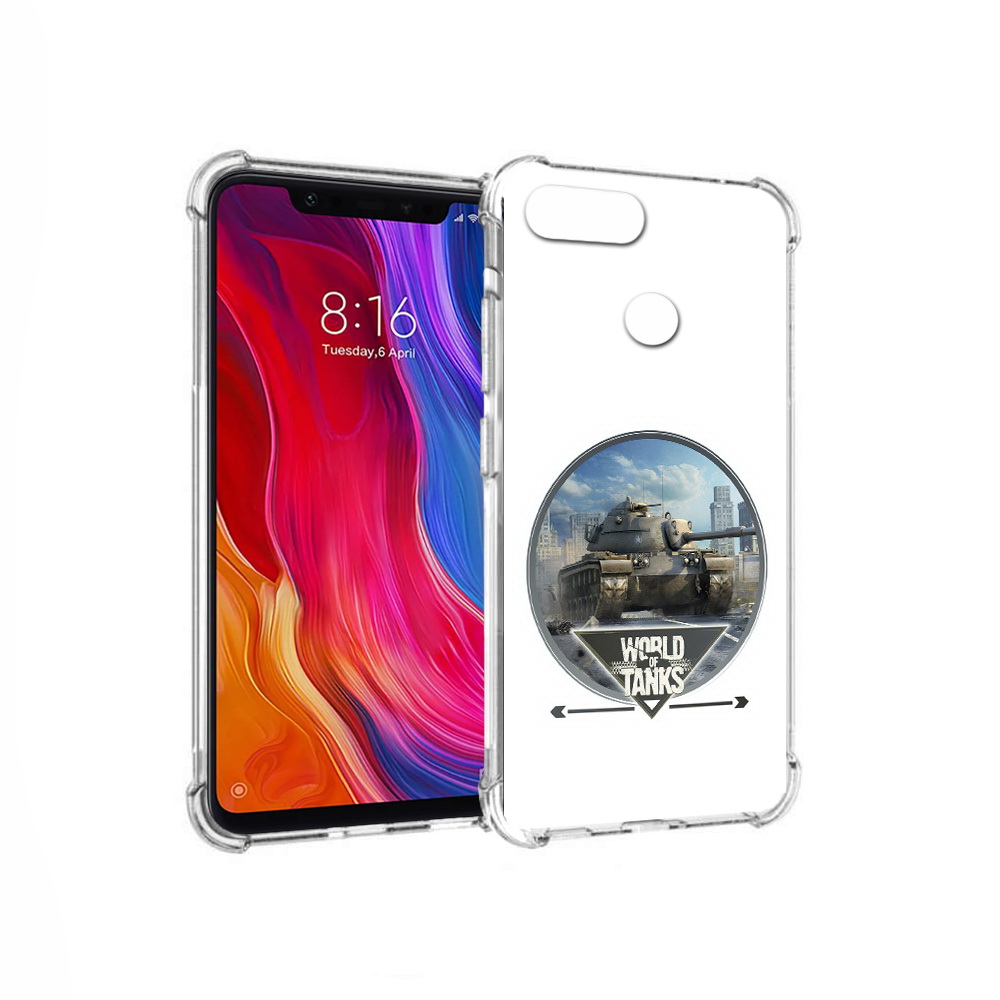 

Чехол MyPads Tocco для Xiaomi Mi 8 Lite Мир танков (PT119514.309.119), Прозрачный, Tocco
