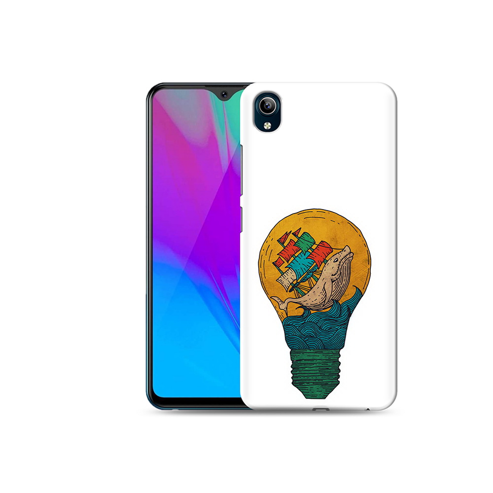 

Чехол MyPads Tocco для Vivo Y91C кит в лампочке с парусами (PT156610.438.387), Прозрачный, Tocco