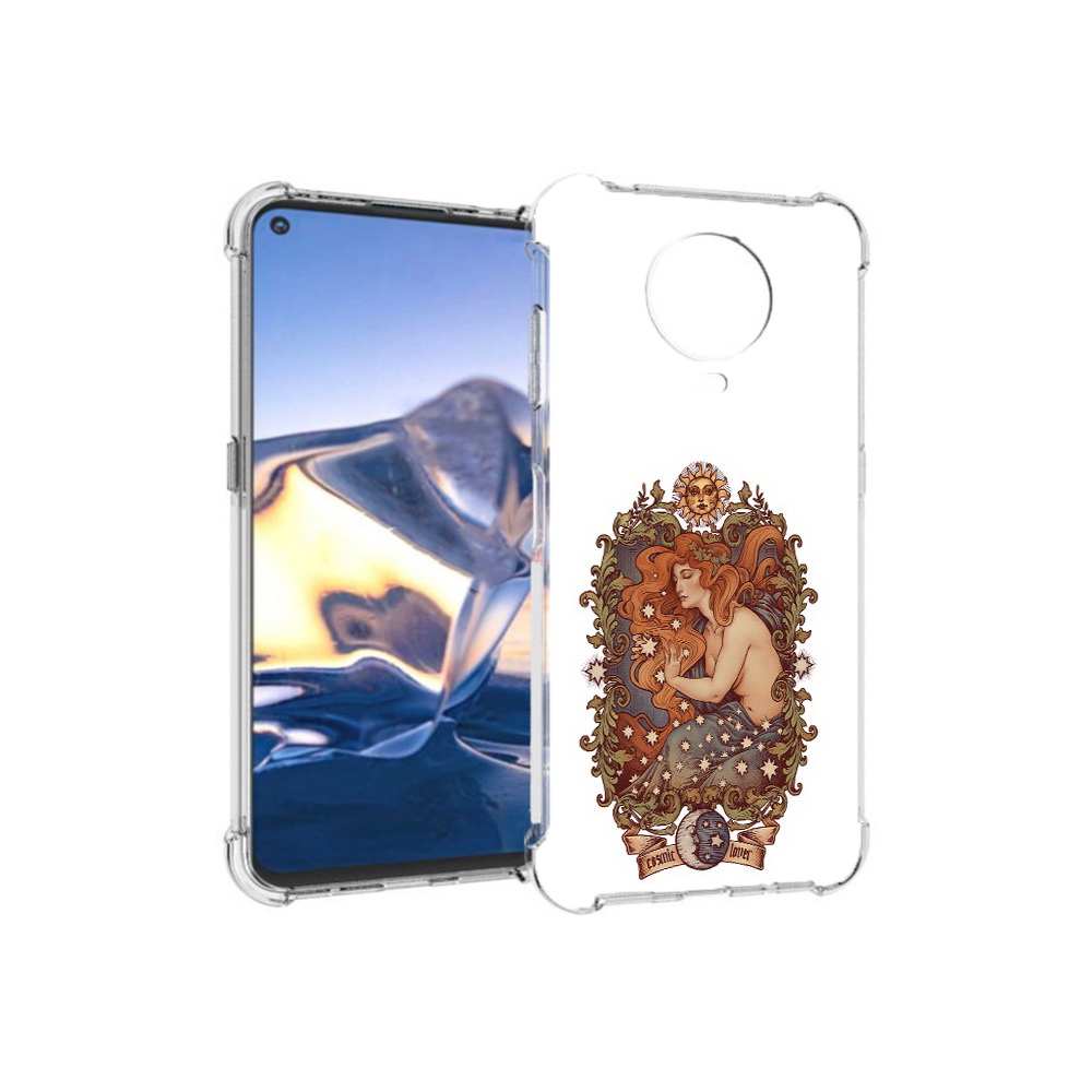 

Чехол MyPads Tocco для Nokia G10 звездная девушка абстракция (PT171673.98.351), Tocco