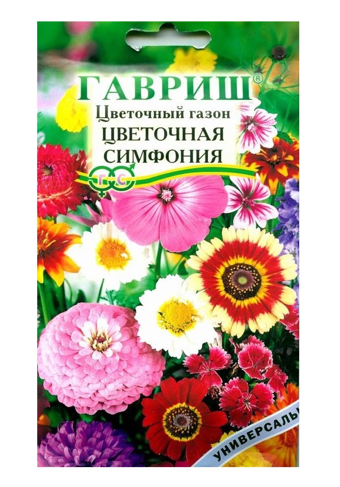 

Газон "Гавриш" Цветочная симфония 30г, Разноцветный