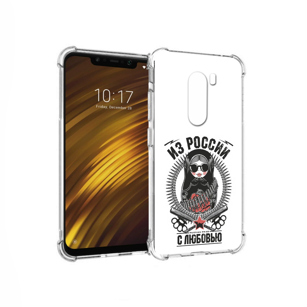 

Чехол MyPads Tocco для Xiaomi Pocophone F1 Из России с любовью (PT116503.308.91), Прозрачный, Tocco