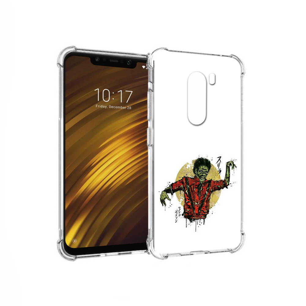 

Чехол MyPads Tocco для Xiaomi Pocophone F1 Зомби (PT116503.308.89), Прозрачный, Tocco