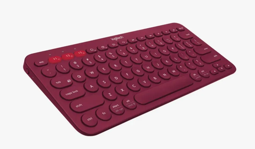 Беспроводная клавиатура Logitech K380 красный (ART000825)