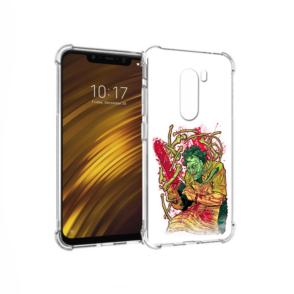 

Чехол MyPads Tocco для Xiaomi Pocophone F1 яркий мясник (PT116503.308.711), Прозрачный, Tocco