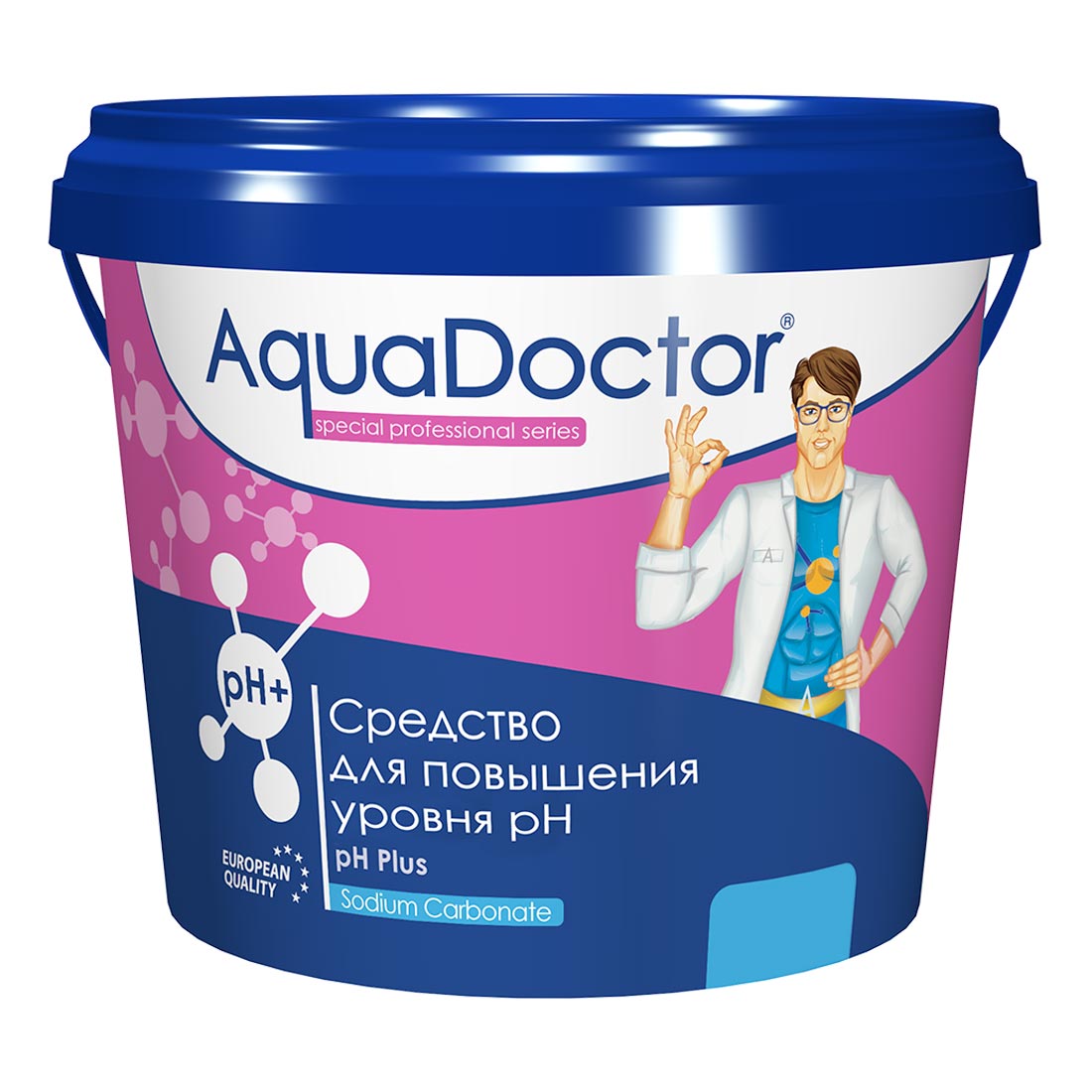 

Средство для повышения уровня PH AquaDoctor AQ19393 PH Плюс, 1 кг, ведро гранулы