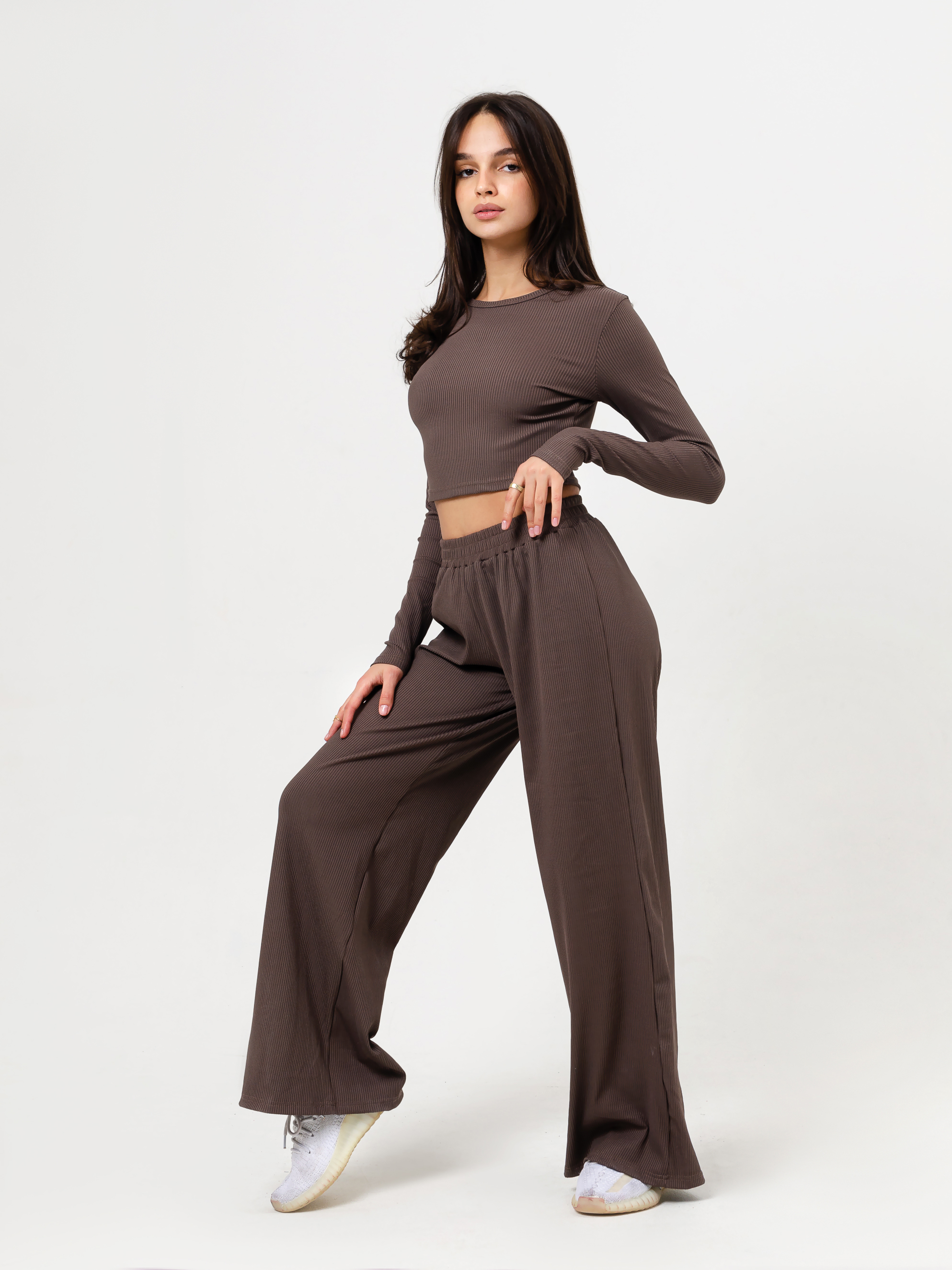 Костюм женский prosche 6969 коричневый M