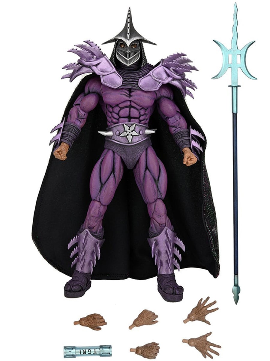Фигурка Neca Черепашки-ниндзя Супер Шреддер TMNT подвижная оружие сменные кисти 23 см 8199₽