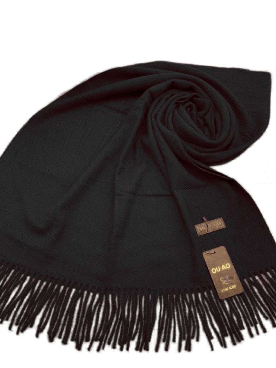 

Палантин женский sharfwool черный, 180х70 см, sharfwool