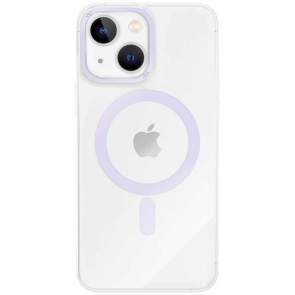 фото Чехол vlp line case with magsafe для iphone 14, фиолетовый