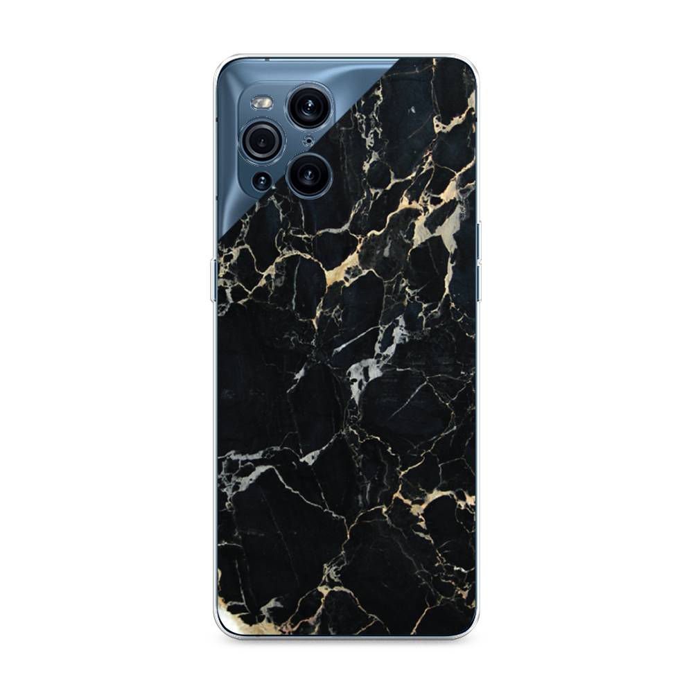 

Чехол Awog на Oppo Find X3 Pro "Черный мрамор уголок", Разноцветный, 255750-3
