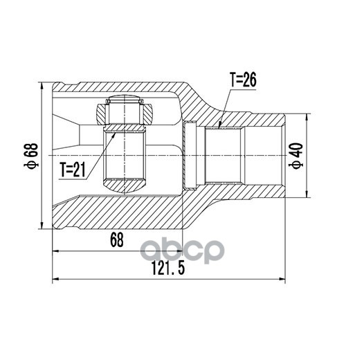 

Шрус Z87887R Zikmar
