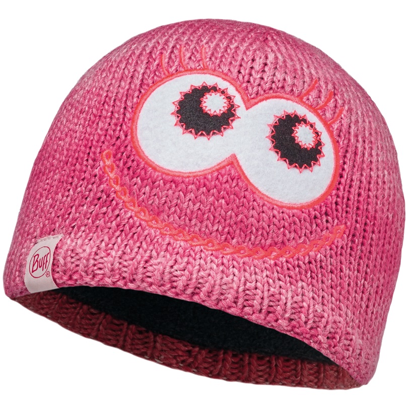 Child Knitted & Polar Hat, Шапка Buff Child Knitted&Polar Hat Monster Merry Pink, розовый, для девочек  - купить