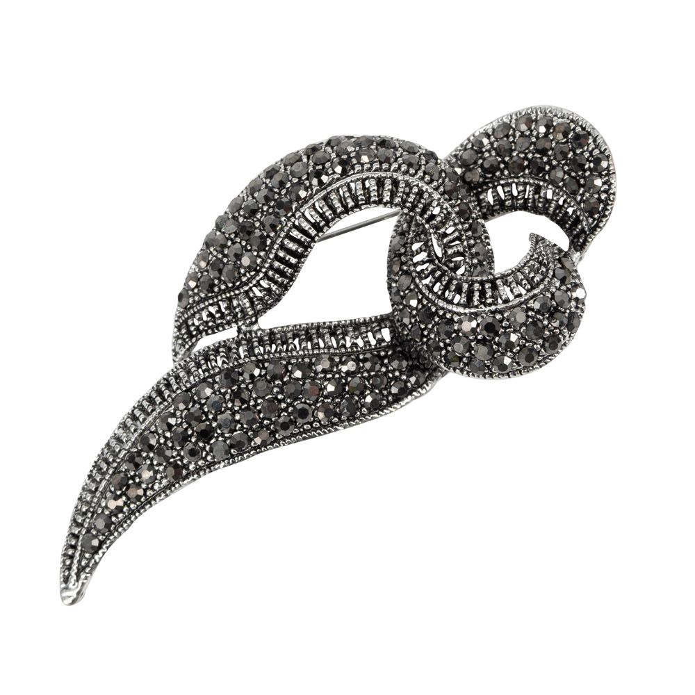 

Брошь женская OTOKODESIGN 55626 серебристая, 55626