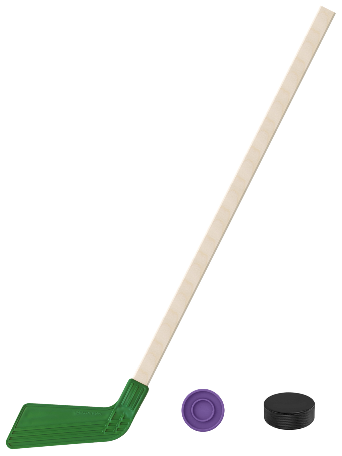 Детский хоккейный набор Задира-плюс Клюшка хоккейная 80см зелёная+шайба+Шайба детская 60мм набор грифелей для механических карандашей 24 штуки нв 0 7мм 12 штук длина 60мм