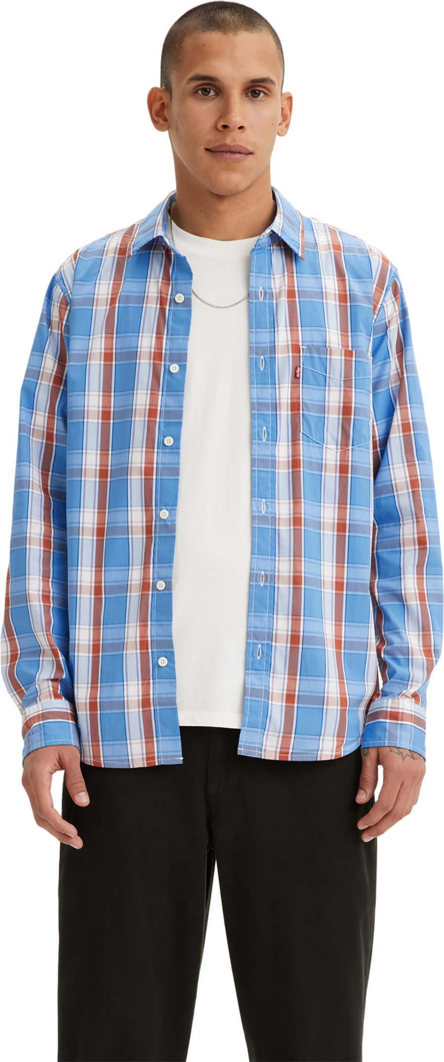 Рубашка мужская Levi's 85748-0179 синяя M